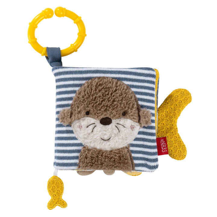 Baby Stoffbuch Otter aus weichem Plüsch