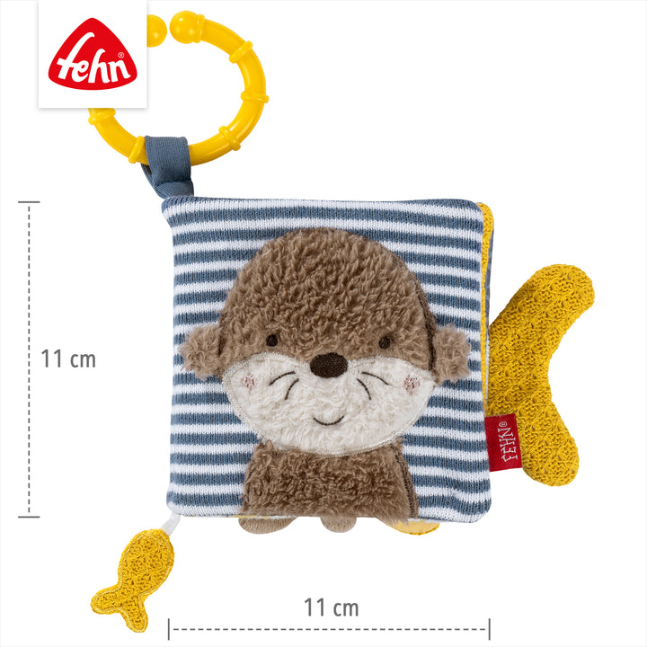 Baby Stoffbuch Otter, 11 x 11 cm