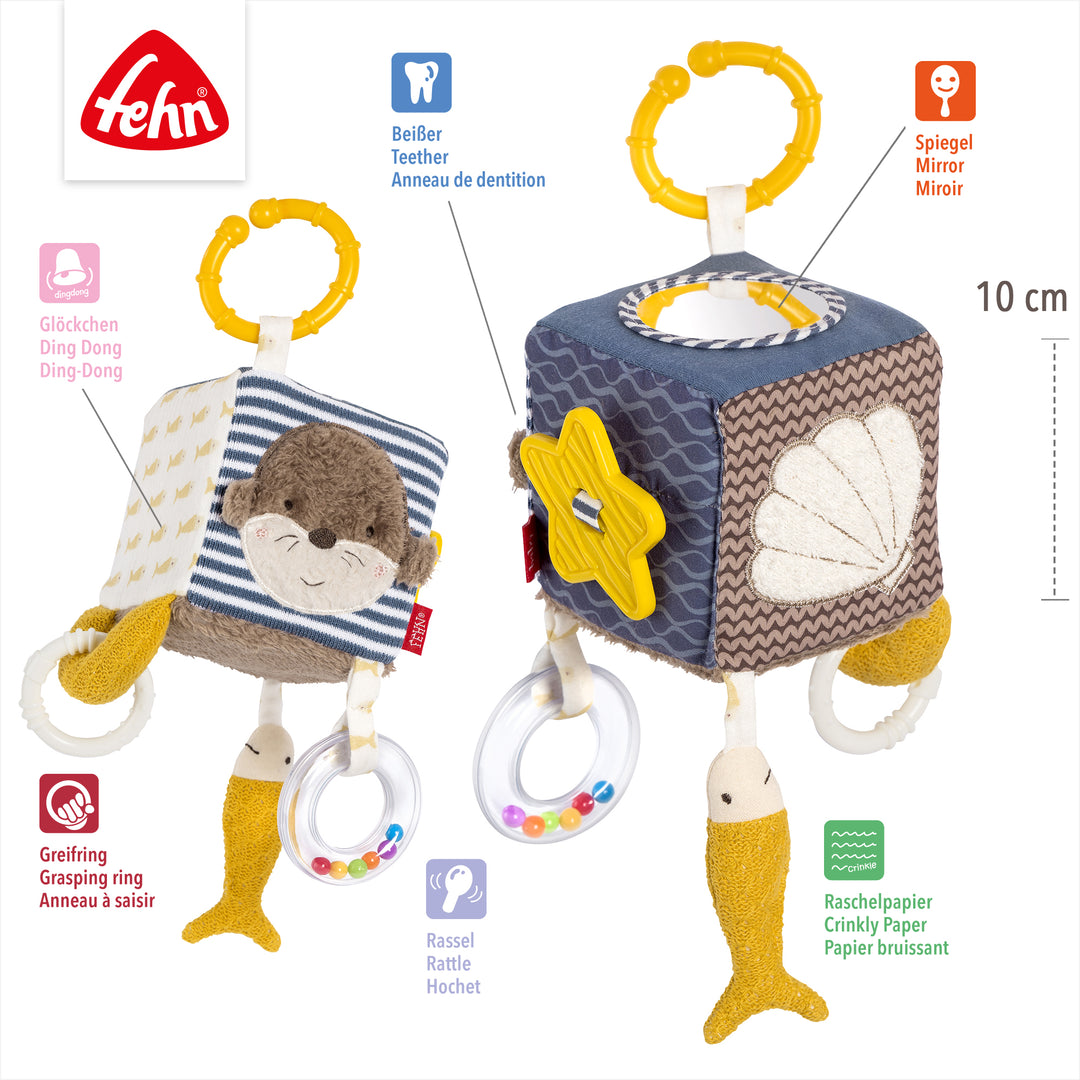 Baby Activity-Würfel Otter, 10 cm