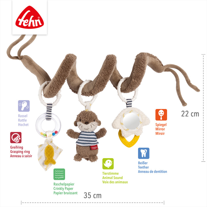 Baby Activity-Spirale Otter, 22 x 35 cm