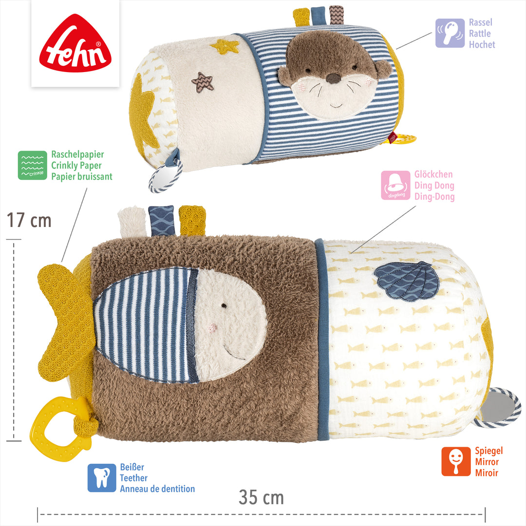 Baby Krabbelrolle Otter, 17 x 35 cm