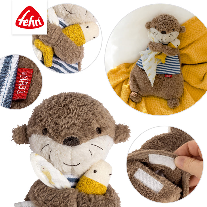 Details des Baby Wärmetier Otter mit Klettverschluss