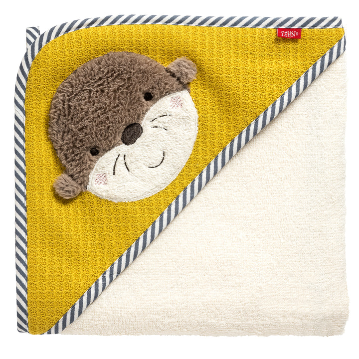 Baby Kapuzenbadetuch Otter