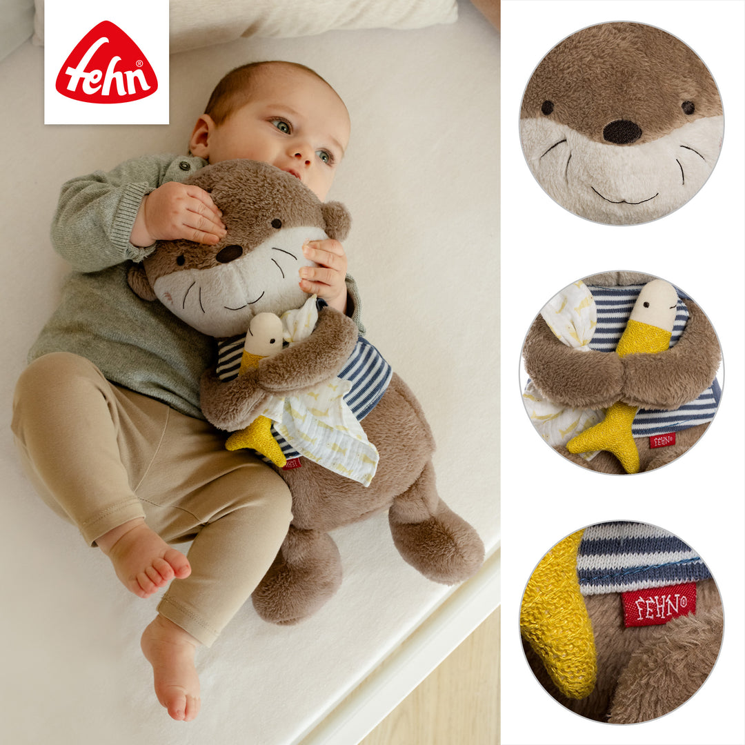 Detailansicht des Baby Kuscheltier Otter XL
