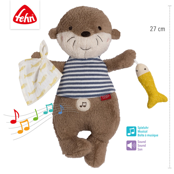 Baby Einschlafhilfe Otter, 27 cm
