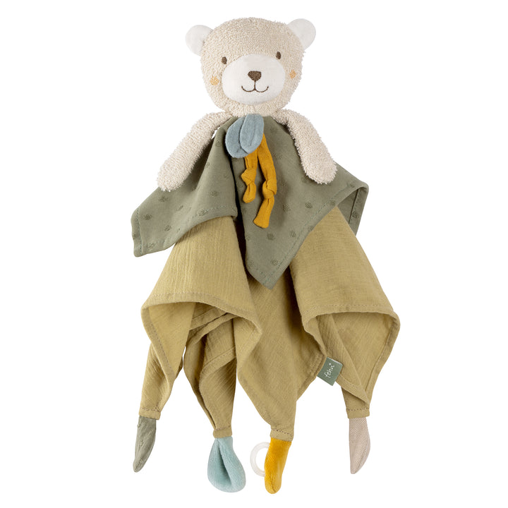 Baby Schmusetuch Bär aus weicher Baumwolle