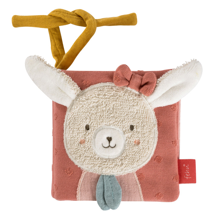 Baby Stoffbuch Hase aus weicher Baumwolle