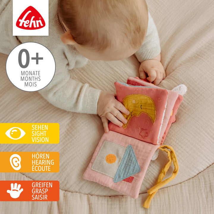 Baby entdeckt das Baby Stoffbuch Hase