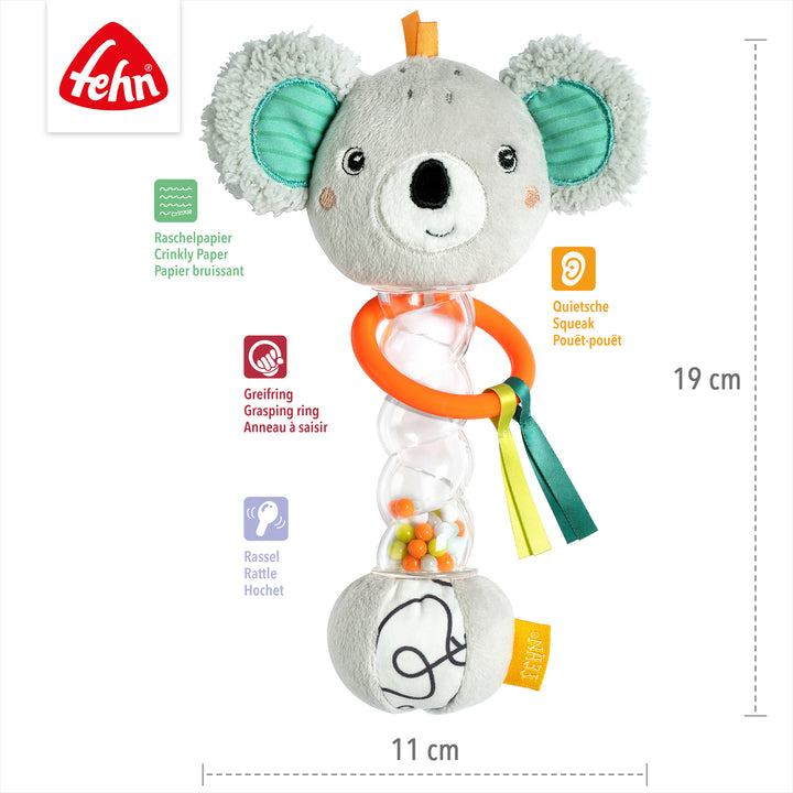 Baby Regenmacher Koala, 19 x 11 cm