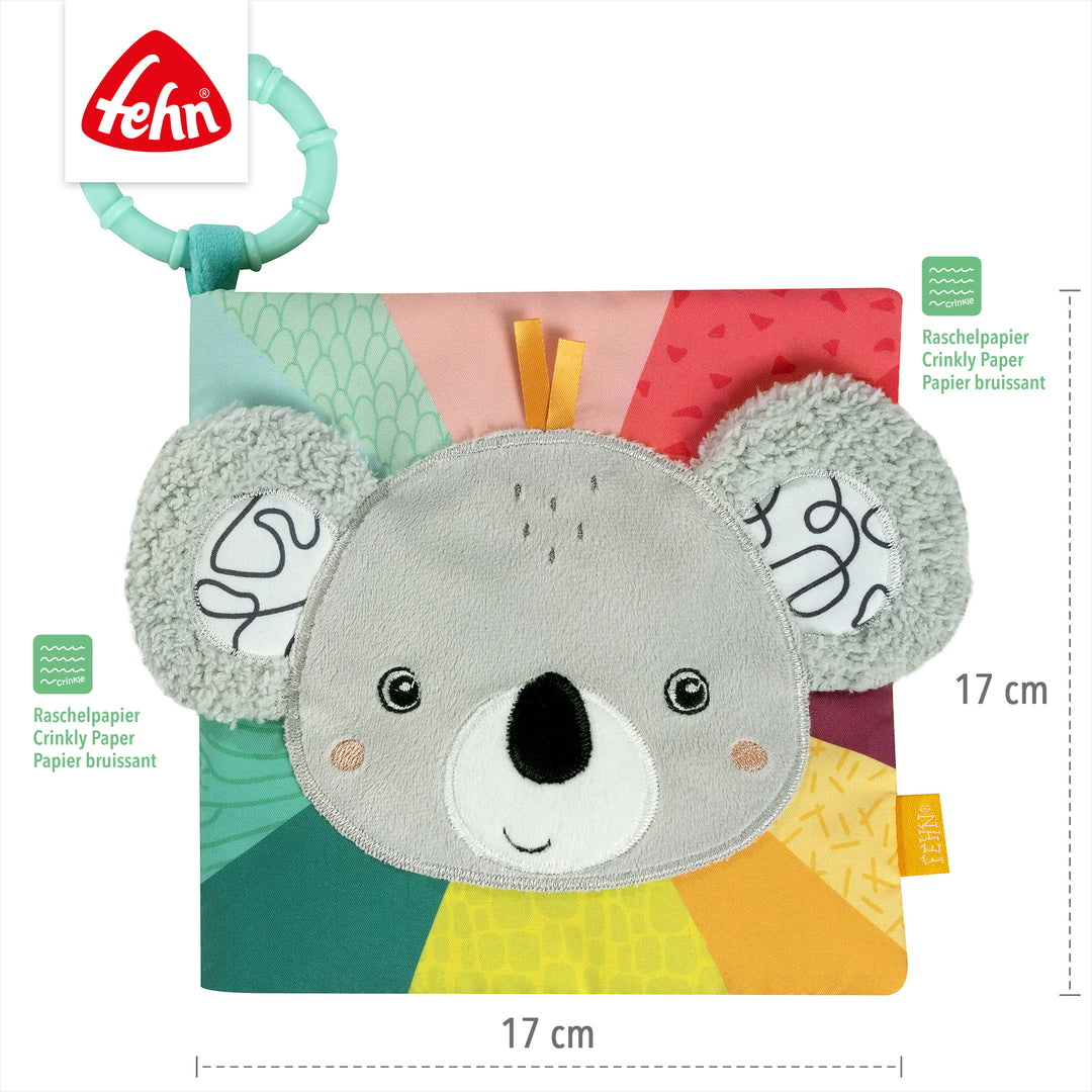 Baby Stoffbuch Koala, 17 x 17 cm