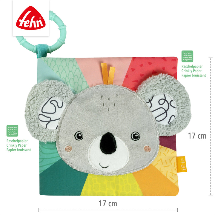 Baby Stoffbuch Koala, 17 x 17 cm