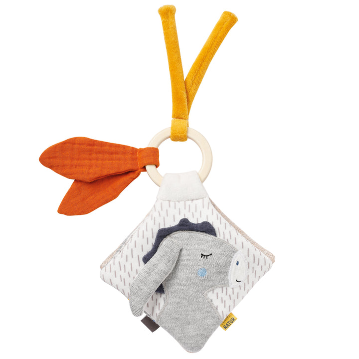 Baby Stoffbuch Esel &amp; Teddy aus weicher Baumwolle