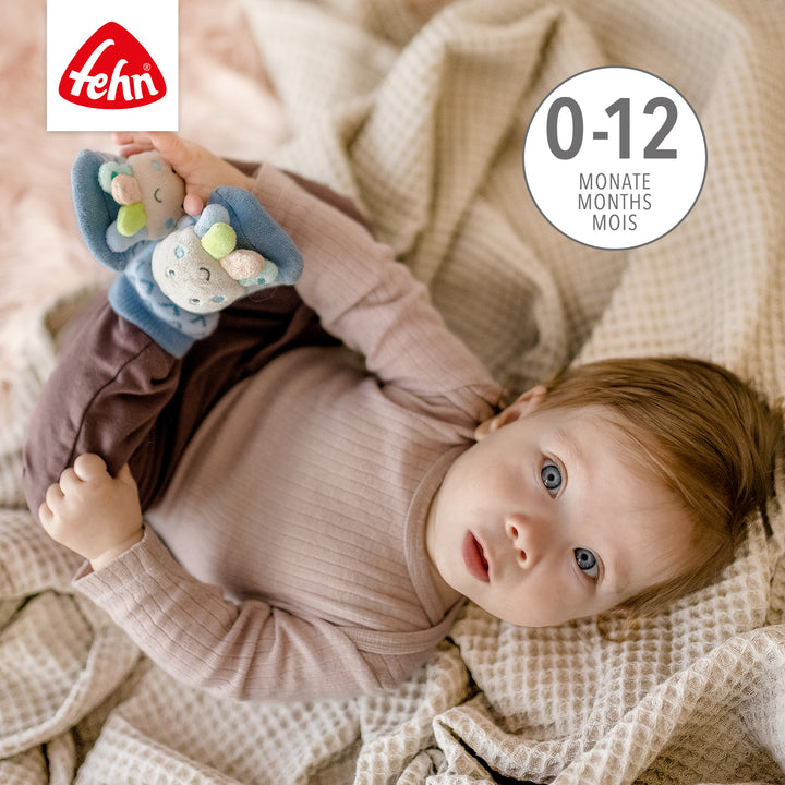 Baby Rasselsocken Oktopus, für Babys von 0-12 Monaten