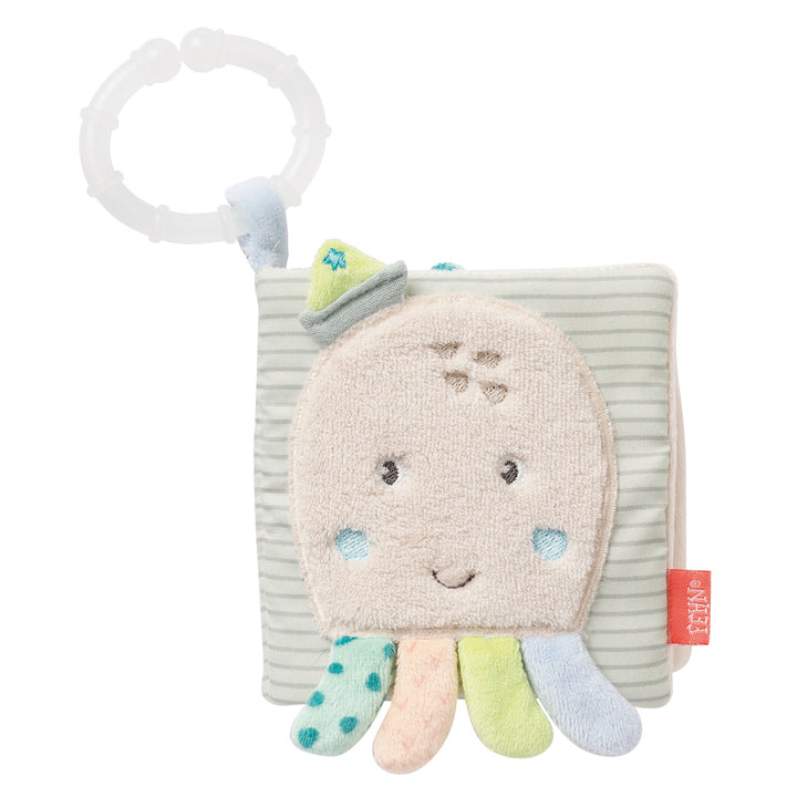Baby Stoffbuch Oktopus aus weichem Plüsch