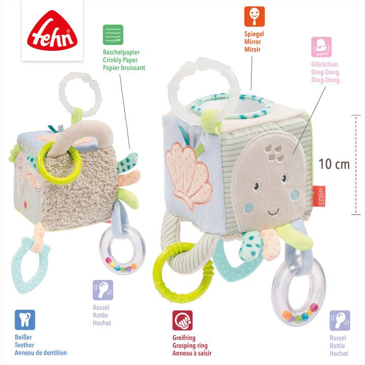 Baby Activity-Würfel Meereskinder, 10 cm