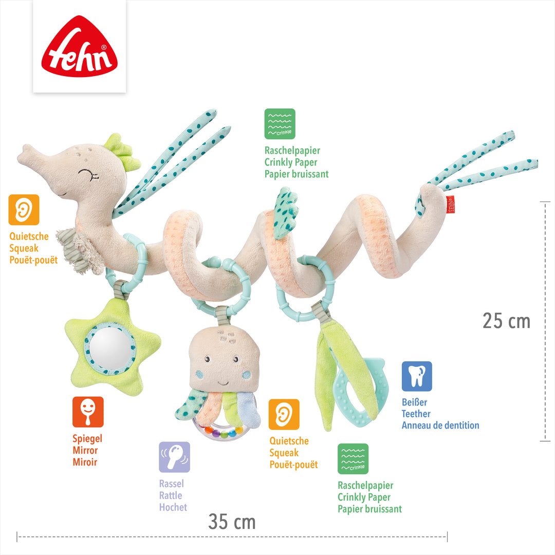 Baby Activity-Spirale Seepferd, 25 x 35 cm