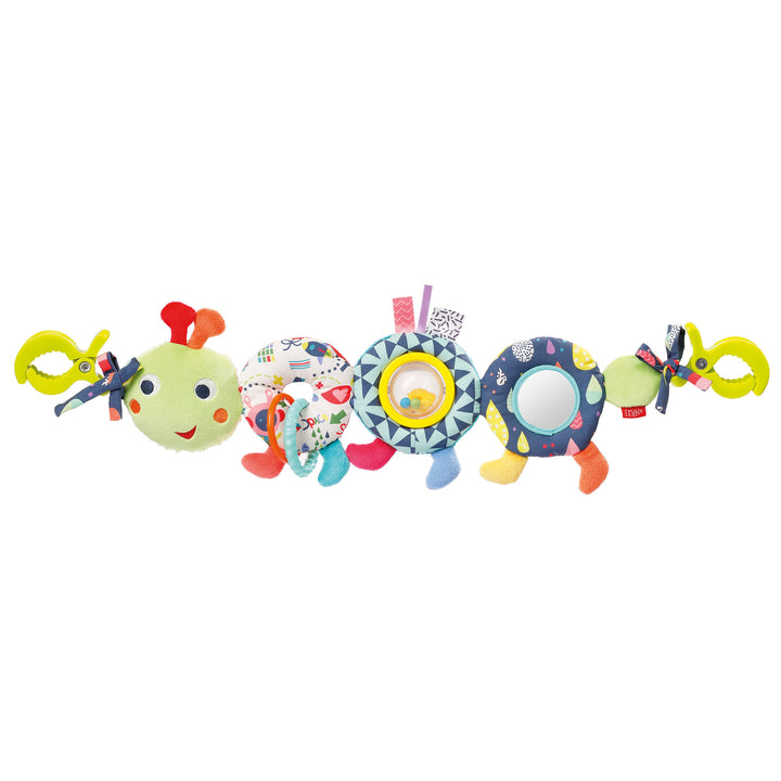 Baby Kinderwagenkette Raupe mit Spielelementen