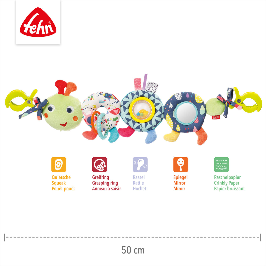 Baby Kinderwagenkette Raupe, 50 cm