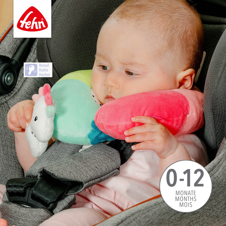 Baby Nackenstütze Einhorn für Babys von 0-12 Monaten