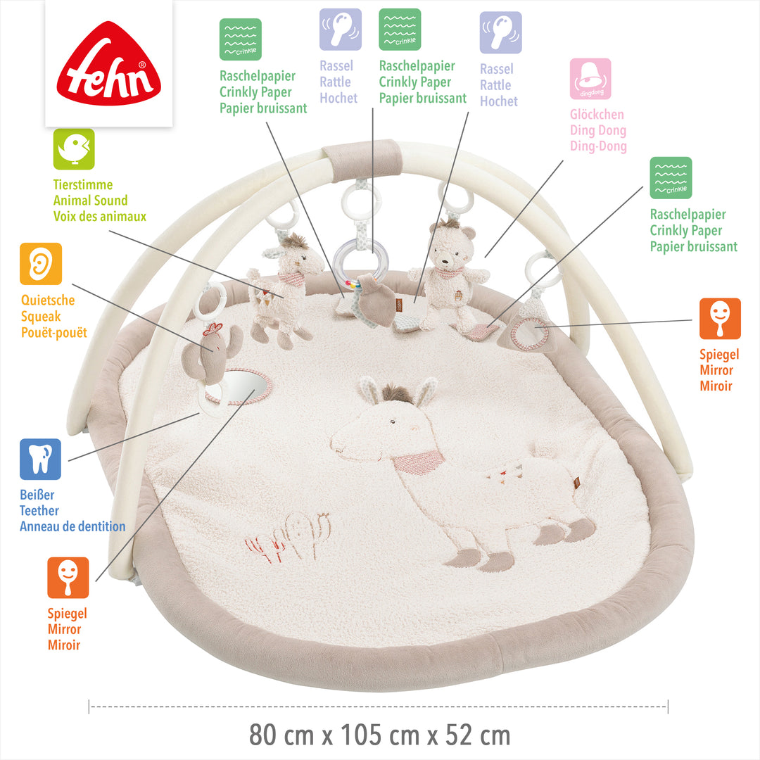 Baby 3-D-Activity-Decke Peru mit abnehmbaren Spielelementen, 80 x 105 x 52 cm