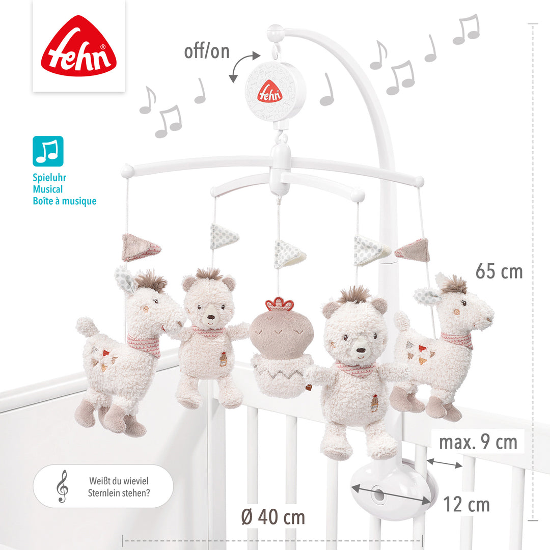 Baby Musik-Mobile Peru mit Melodie "Weißt du wieviel Sternlein stehen", Ø 40 cm