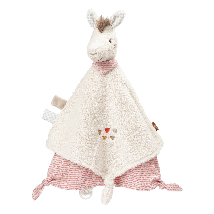 Baby Schmusetuch Lama aus weichem Plüsch
