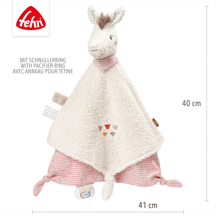 Baby Schmusetuch Lama, 40 x 41 cm