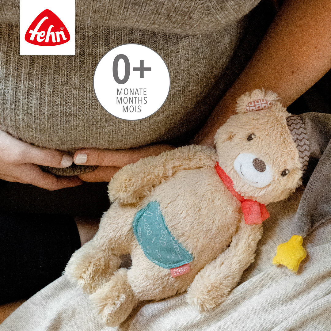 Baby Kuscheltier Bär aus weichem Plüsch