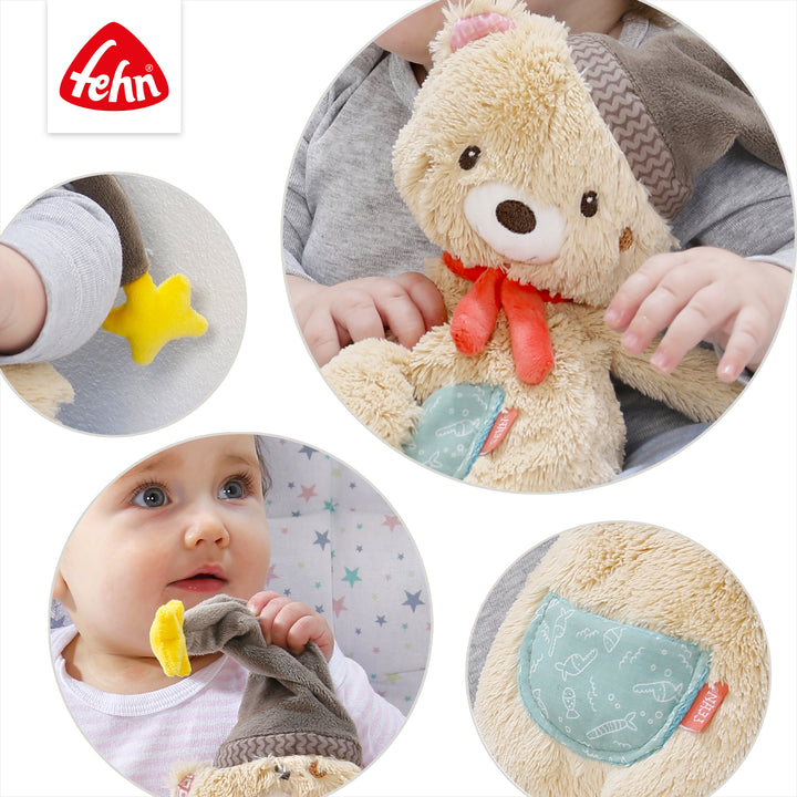 Detailansicht des Baby Kuscheltier Bär
