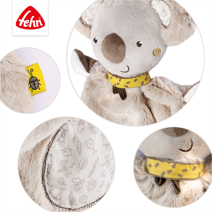 Detailansicht des Baby Schmusetuchs Koala