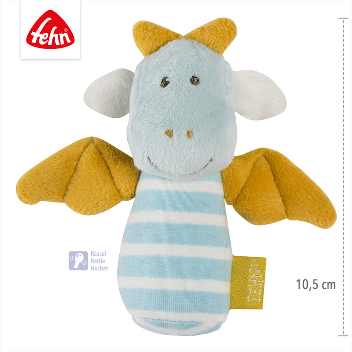 Baby Mini-Rassel Drache, 10,5 cm