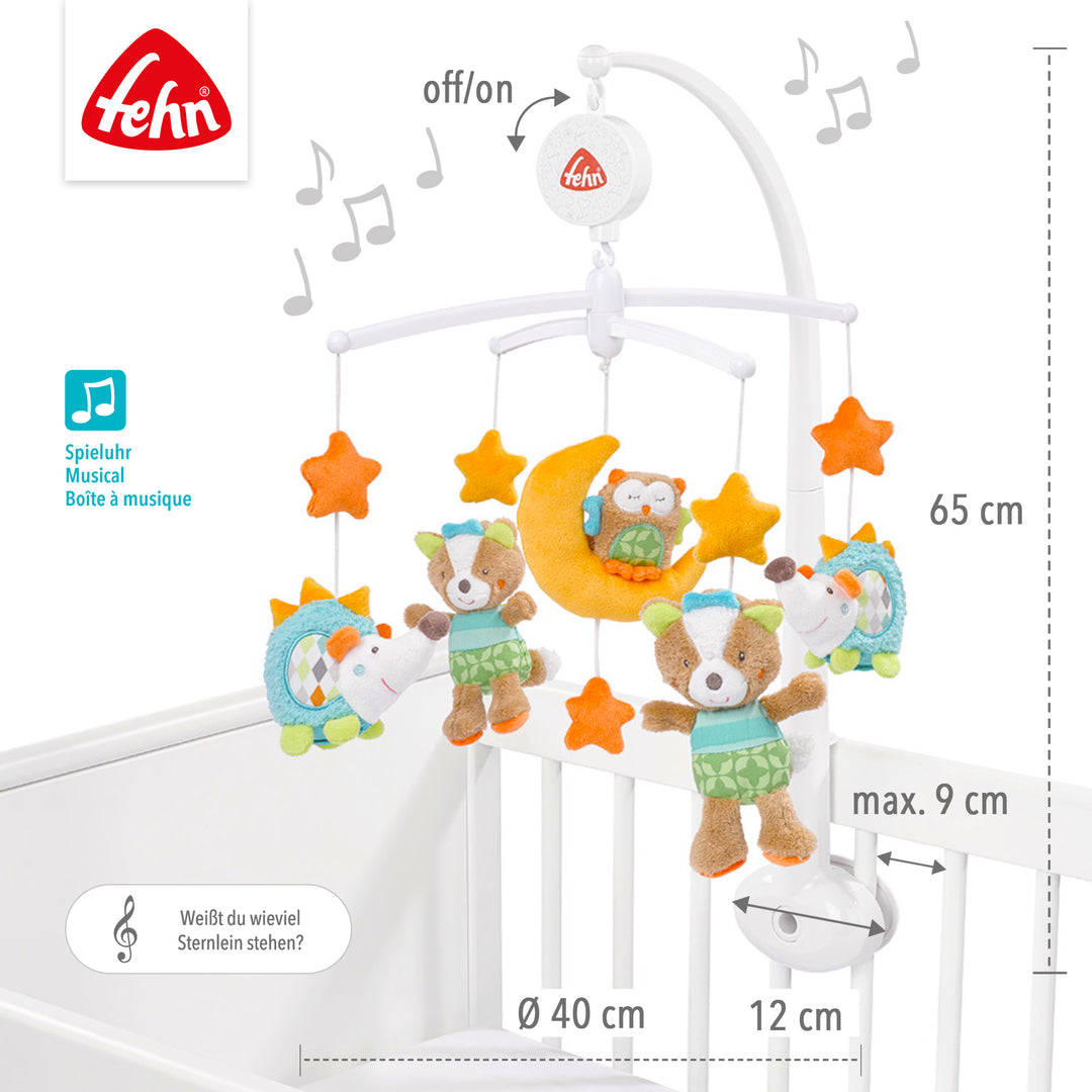 Musik-Mobile Forest, Melodie "Weißt du wieviel Sternlein stehen", Ø 40 cm