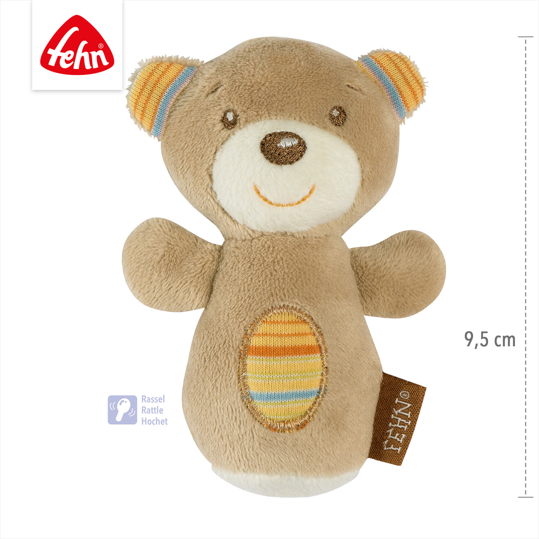 Baby Mini-Rassel Teddy, 9,5 cm